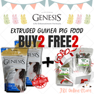Buy 2 Genesis Guinea Pig & Free 5pcs Hay Biscuits & Alfalfa Ball 50g