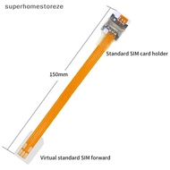 superhomestoreze 2FF SIM Standard Positive Reverse Extension Cord Mobile Phone Signal Extension Cord