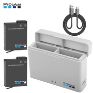 2200mAh For DJI Osmo Action 4 Battery+Charging Box for DJI Action 3 Action 4 Sports Camera Accessori