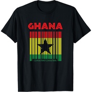 Ghanian Roots African Barcode Africa Art National Flag Ghana T-Shirt