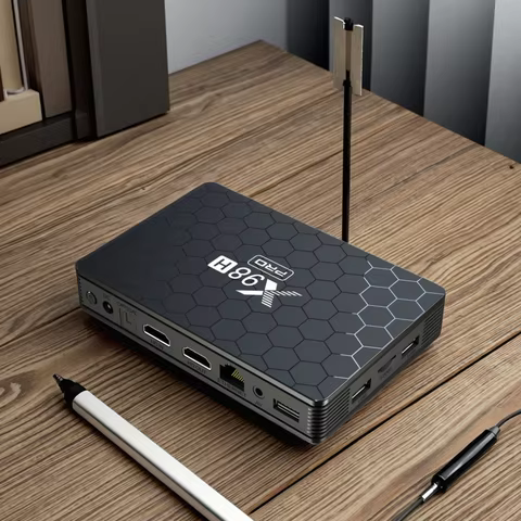 X98H PRO Android TV Box Smart TV BOX H618 2.4G 5G Wifi6 BT5.0 H.265 Receiver HD input Set Top Box Me