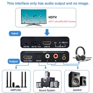 EARC/ARC Audio Converter Adapter ARC Audio Return HD 7.1 Channel 3.5mm Jack