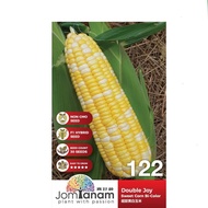 🔥🔥BIG SALES🔥🔥 Sweet Corn Bi-Color Double Joy (30sds) 超甜黄白玉米 Jom Tanam by Crop Power JT122