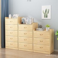 Locker Drawer Three Four Five Six Storage Cabinet Bedroom Wooden Cabinet Solid Wood Drawer Bedside T