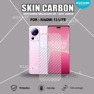 Xiaomi 13 Xiaomi 13 Lite Xiaomi 13 ProGarskin Anti-Scratch Back Skin Carbon Transparent Xiaomi 13 Xi