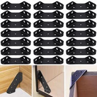 Furniture Corner Connector - Triangular Support Frame - Black Bookshelves Corner Braces - Angle Brac