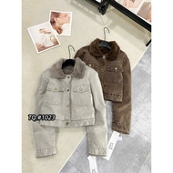 Super hot, super warm fur collar Demin jacket Type 1