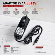 AC to DC 9volt 1amper 3.5*1.35MM adapter small jack 9Volt power supply for CCTV Router Charger etc.