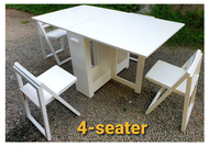 foldable table with 4 foldable chairs space saver dining table with 4 chairs  outdoor foldable table