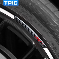 TPIC For Audi Q5 A6 A3 8p 8v 8l A4 b8 b7 b9 A5 c7 c6 c5 A1 Q7 Q3 TT A7 Carbon Fiber StickerCar Wheel