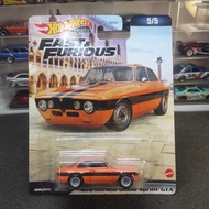 Hotwheels Fast&Furious Alfa Romeo Giulia Sprint GTA