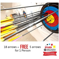 Stars Archery Game Package for 1 Person - 18 Arrows [Free 5 Arrows]