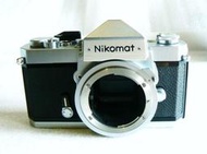 【悠悠山河】絕版 NIKON一代名機 純機械相機-- Nikomat FTn  精美銀黑機*~收藏級~* 超值
