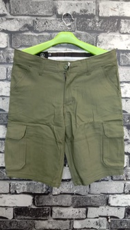Celana Pendek Cargo Kargo Pria Gunung Casual Bahan Melar Big Size Jumbo emba cardinal pria