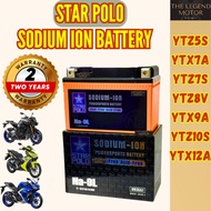 STAR POLO SODIUM ION BATTERY YTZ5S YTZ8V YTZ10S YTZ7S YTX7A YTX12A YTX9A LC135 EX5 Y15ZR RXZ RS150 B