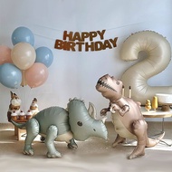 Dinosaur Birthday Balloon Kindergarten Boy Birthday Number Balloon Triceratops Tyrannosaurus Balloon