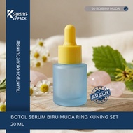 BD DROPPER SERUM BOTTLE FROSTED YOUNGbiru 20ML BD/ 20 DOFFbiru PIPETTEML YELLOWRing SET (BD YOUNGbir