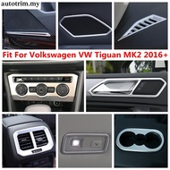 Reading Light AC Air Vent Panel Speaker Handle Bowl Cover Trim For Volkswagen VW Tiguan MK2 2016 - 2