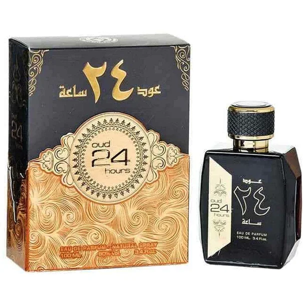 ARABIC Oud 24 hours for man perfume - oud 24 original - oudh 100 ml EDP
