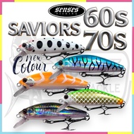 Senses Saviors 60S 70S Sinking Minnow Lure Baits 6cm 7cm 60mm 70mm