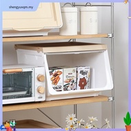 THE 28/42/54L Large Capacity Storage Box With Transparent Lid Stackable Toy Snack Storage Cabinet