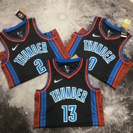 🏆 雷霆 #13 GEORGE 22賽季 Thunder City Edition jersey #0 WESTBROOK #2 Gilgeous-Alexander #13 GEORGE  波衫 球
