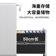 Wheeled Office Mobile File Cabinet Drawer Cabinet Low Cabinet Under Lock Under Desk Steel Small Cabi