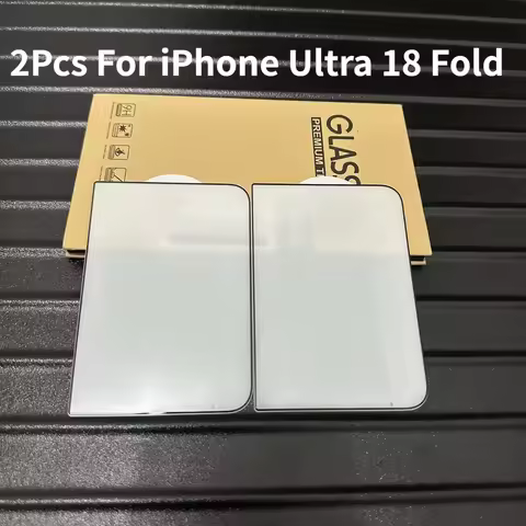 2 Pcs High Quality HD Tempered Film HD Front Screen Drop Protection Film for iPhone Ultra 18 Fold