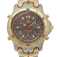 TAG TAG HEUER Cell 手錶 CG1122-0，不銹鋼，石英，多指針模擬顯示，灰色錶盤，女士款 [二手]