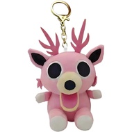 99 Nights in The Forest Deer Plush Keychain Soft Stuffed Animal Doll Plush Toy for Survive Game Fans