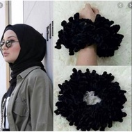 SANGGUL HIJAB ARAB GETAH TUDUNG FAKE HAIR HIJAB ALA ARAB