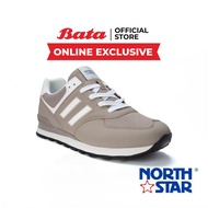 (Online Exclusive) Bata บาจา ยี่ห้อ North Star รองเท้าสนีคเคอร์ รองเท้าผ้าใบ รองเท้าผ้าใบแฟชั่น สำหรับผู้ชาย รุ่น Mirage สีเทา 8202002