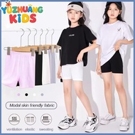 [24H SHIP OUT]3-9Y Girl Kids Safety Pants Legging Tight Pants School Skirt Innerwear