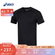 亚瑟士ASICS运动T恤男子ACTIBREEZE短袖透气吸湿舒适 2031E301-001 黑色 XL