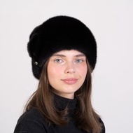 Women's Fur Hat Russian Fur Hat Real Fur Hat Winter Mink Fur Hat Luxury Fur Cap