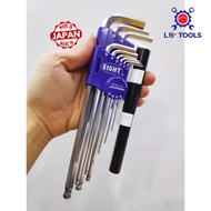 Made in Japan Eight Japanese hexagon set TLS-9NP, BHS-9NP with 9 ball head sizes from 1.5-10mm - Add