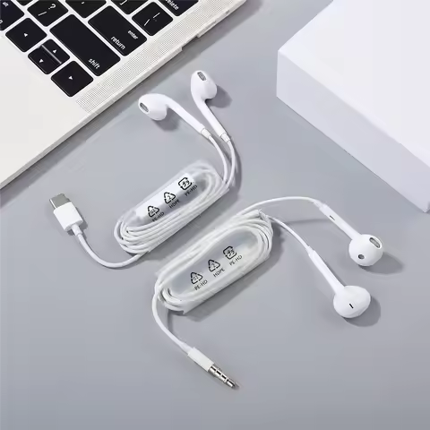 For OPPO 3.5MM/Type C Earphones MH135 Wired Headsets Built-in Mic Hifi Headphone For OPPO R17 Find X