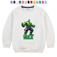 Green Giant Hulk Hulk Pure Cotton 2023 Spring and Autumn Children CHILDREN'S Garment Long sleeves Shirt Top Boys Hoodie