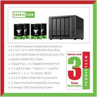 Ironwolf Pro Exos 40TB ~ 120TB Synology Diskstation DS923+ 64GB ECC
