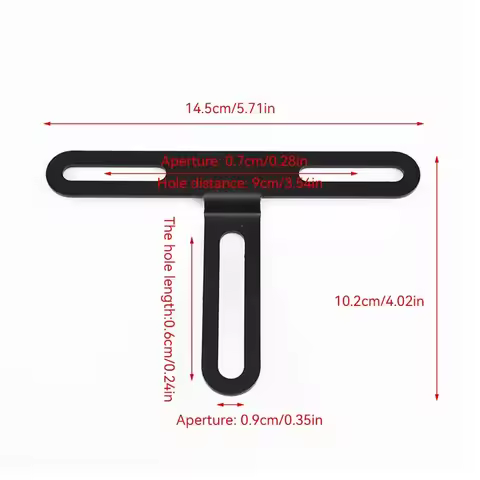 Motorcycle License Plate Holder Mudguard Iron License Plate Bracket Taillight Mount Support Equipmen