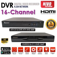 16-CHANNEL CCTV DVR H.264 Digital Video Recorder Full HD ATV-3116 DVR ATV-AHD 4MP / HVR9216-C1 H5.0M