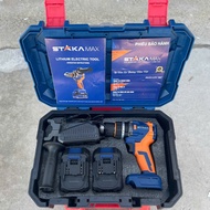 [TRỌN BỘ] Máy Khoan Pin 13 ly STAKA kA-2855 Chân Pin Phổ Thông M21 Đầu Kẹp 13mm Autolock Lực Siết 80