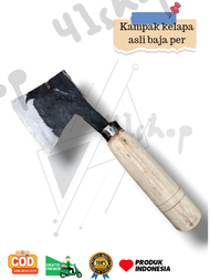 Kampak Kapak Kupas Batok Kelapa Bahan Baja Per