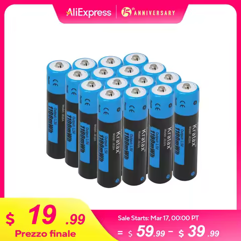 Kratax AAA 1100mWh 1.5V Li-Ion Rechargeable Battery ,Aaa Lithium Batteries Wholesale, Flashlight, Fa