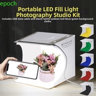 EPOCH Photo Studio Light Box, Waterproof Soft Box Mini Camera Light Box, Professional Folding 6 Colo