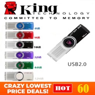 ORIGINAL KINGSTON 128GB / 64GB / 32GB / 16GB / 8GB DT100G3 PENDRIVE Class10 USB Pen Flash Drive Loca