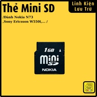 Antique Nokia Mini SD Memory Card - For Nokia N73, N80, E61, Sony Ericsson W550i