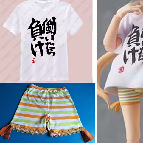 Anime Cos Futaba Anzu shirt short Cosplay Costume tops Custom made