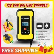 Auto Stop Intelligent Charger 12V 6A Car Battery Charger Bateri Repair Charging Cas Bateri Kereta Mo