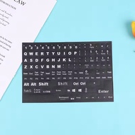 English Full Keyboard Frosted Transparent Keyboard Stickers Computer Notebook
